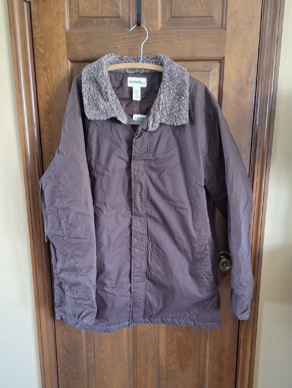 Gander Mountain Brown Sherpa Collar Field Jacket